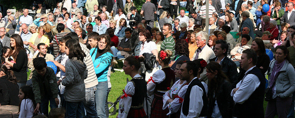 Zuschauer im Schlosspark 2009